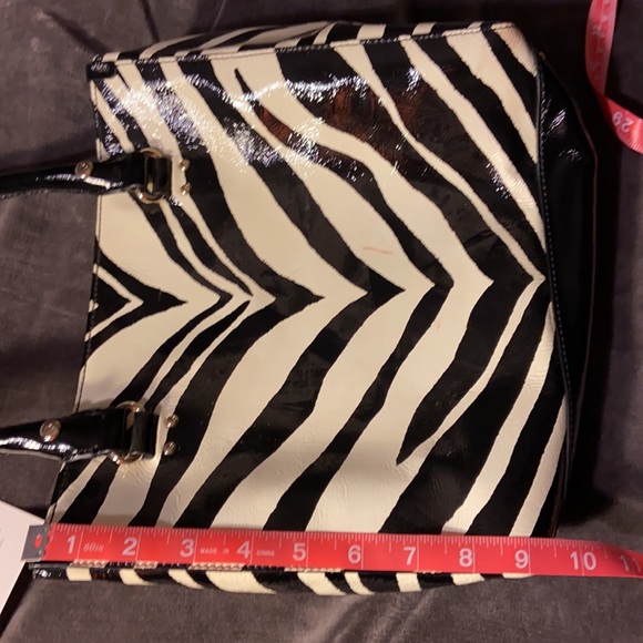 Kate Spade Zebra Print Patent Leather Tote - Picture 10 of 10